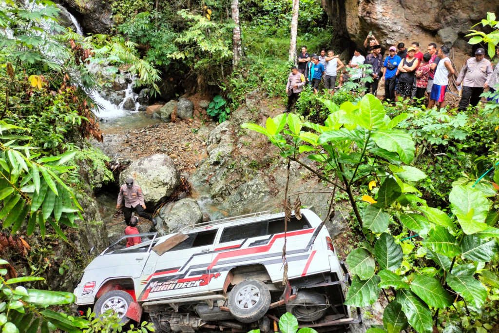 Kecelakaan di Desa Besuki Kecamatan Munjungan