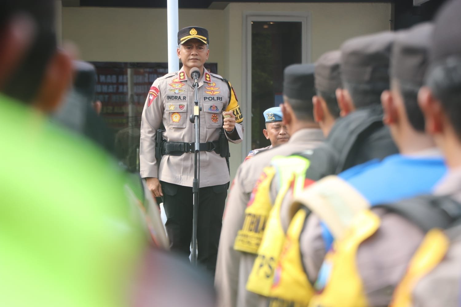 Kapolres Trenggalek AKBP Indra Ranu Dikarta, S.I.K., M.S.I. , Pimpim apel