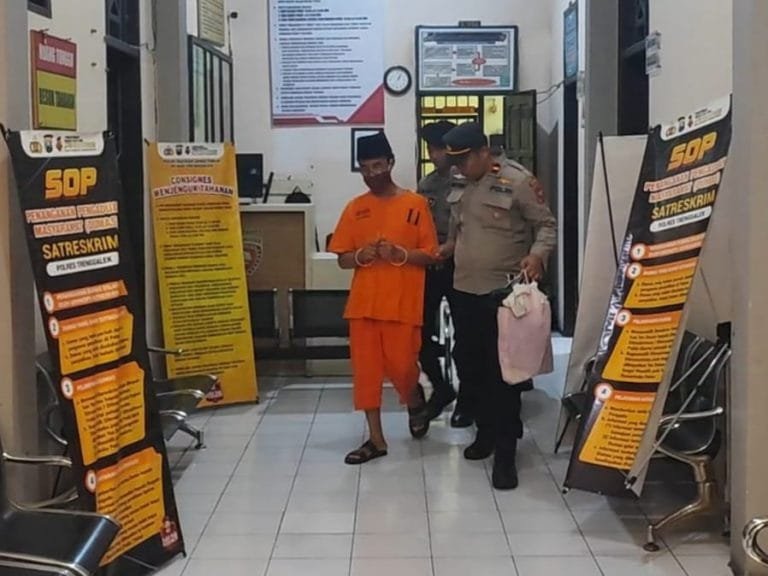 Polres Trenggalek telah menerima hasil tes DNA yang dilakukan oleh kyai asal kampak
